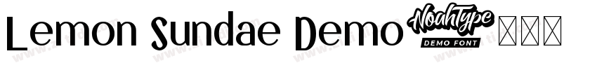Lemon Sundae Demo字体转换